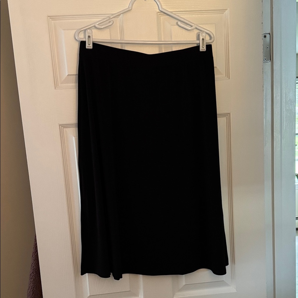 Chico's Classic Black A-Line Skirt